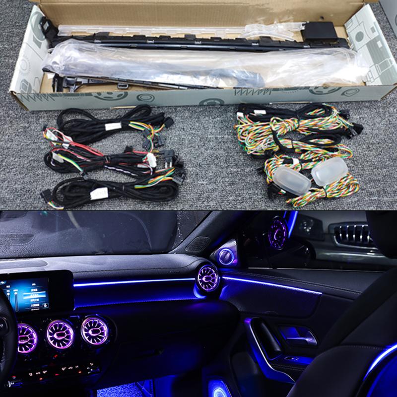 Car atmosphere ambient light for A class W177 automotive interior vent light decorative automotive ambient lamp 64 colors
Car atmosphere ambient light for A class W177 automotive interior vent light decorative automotive ambient lamp 64 colors