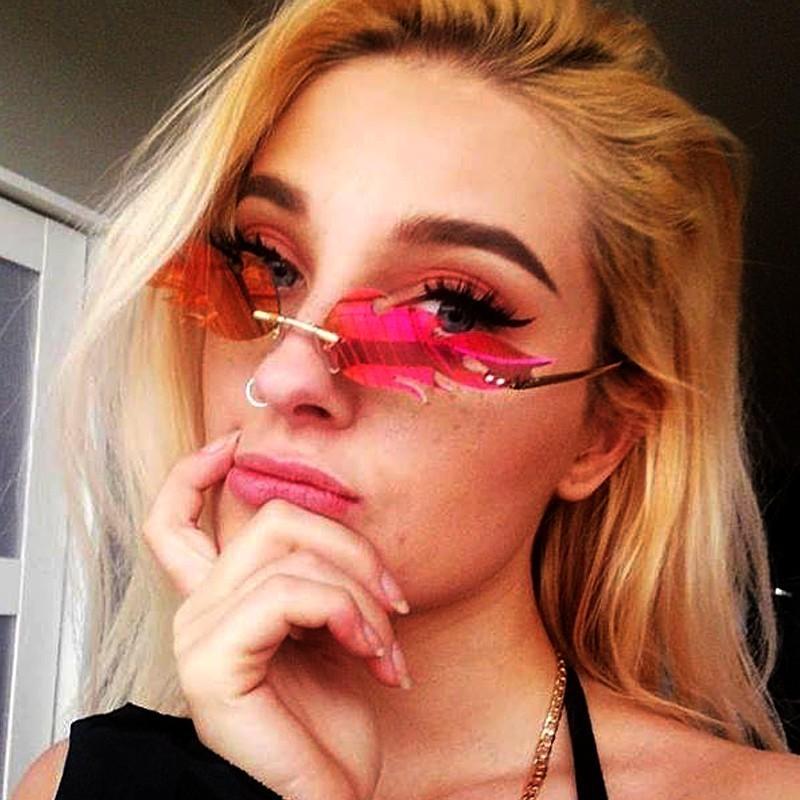 Fashion Fire Flame Sunglasses Women Men New Metal Rimless Sun Glasses Vintage Gothic Oculos Feminino Lentes Gafas De Sol UV400
Fashion Fire Flame Sunglasses Women Men New Metal Rimless Sun Glasses Vintage Gothic Oculos Feminino Lentes Gafas De Sol UV400