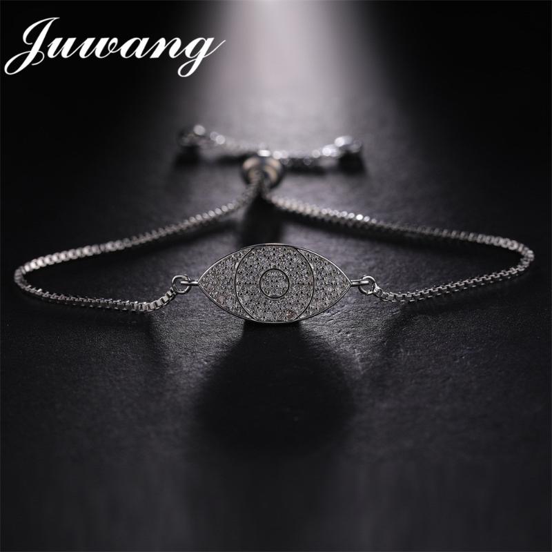 JUWANG New Evil Eye Cubic Zirconia Crystal Adjustable Bracelets for Women CZ Jewelry Gift Wholesale
JUWANG New Evil Eye Cubic Zirconia Crystal Adjustable Bracelets for Women CZ Jewelry Gift Wholesale