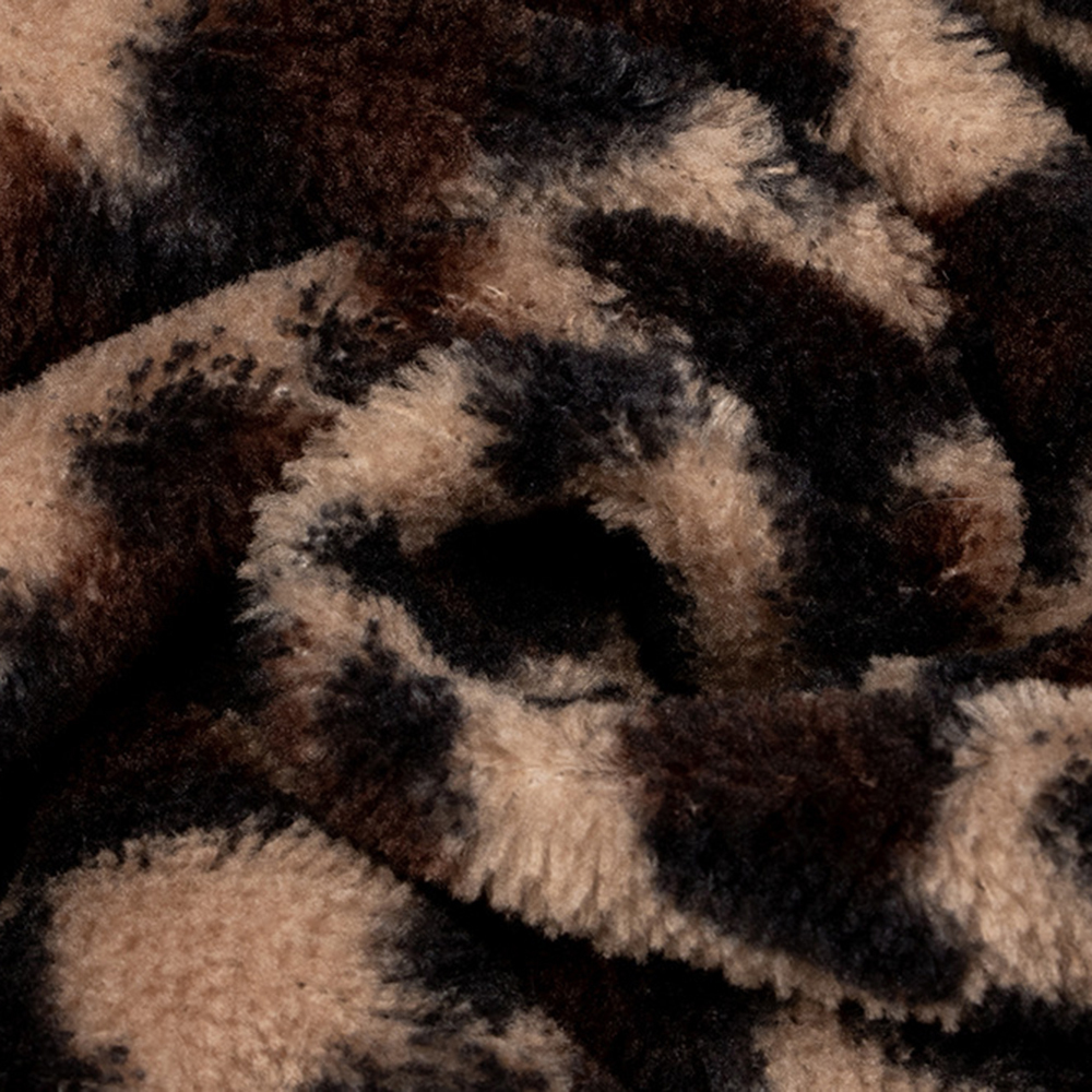 Long Jacket Women Coat Autumn Winter Faux Fur Warm Plush Clothes Vintage Leopard Cardigan Windbreaker Outwear Fall Fashion 201029