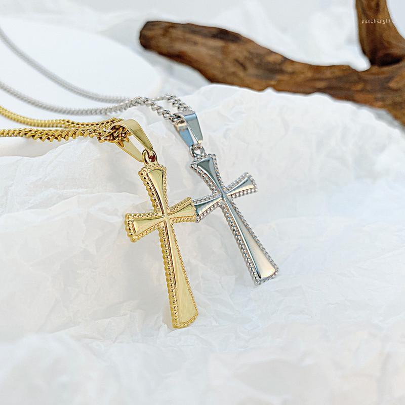 Chains Cross Necklace For Femme Female Luxury Personality Pendant Couple Gold Hip Hop Chain Women Men Party Gift Jewelry Trend, Silver
Chains Cross Necklace For Femme Female Luxury Personality Pendant Couple Gold Hip Hop Chain Women Men Party Gift Jewelry Trend, Silver