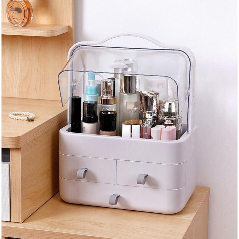 Waterproof Cosmetics Box Large Capacity Built-in Drawer Makeup Tools Storage Case 3 Layers Beauty Makeup Cosmetics Organizer New
Waterproof Cosmetics Box Large Capacity Built-in Drawer Makeup Tools Storage Case 3 Layers Beauty Makeup Cosmetics Organizer New