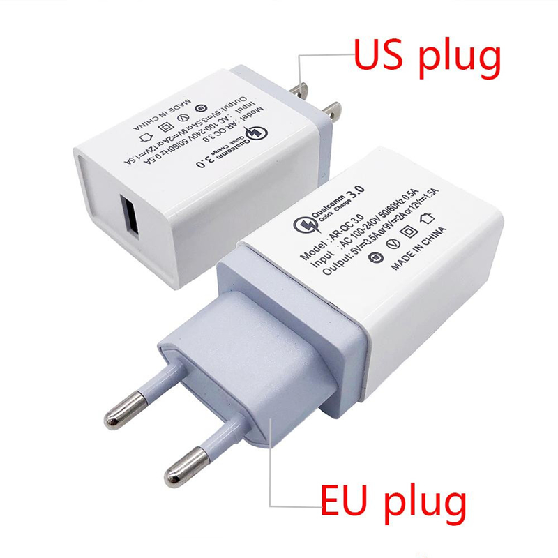 Single USB Charger QC 3.0 Quick Charge 3.1A Home Fast Charging For Samsung S20 S10 Huawei Xiaomi
Single USB Charger QC 3.0 Quick Charge 3.1A Home Fast Charging For Samsung S20 S10 Huawei Xiaomi