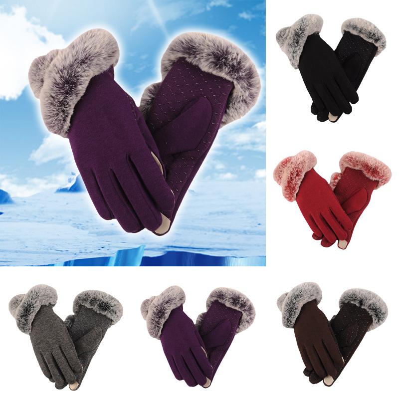 Women Winter Gloves Female Fleece Thicker Warm Gloves With Screen Outdoor Sports Keep Warm Fashion Guantes De Invierno
Women Winter Gloves Female Fleece Thicker Warm Gloves With Screen Outdoor Sports Keep Warm Fashion Guantes De Invierno