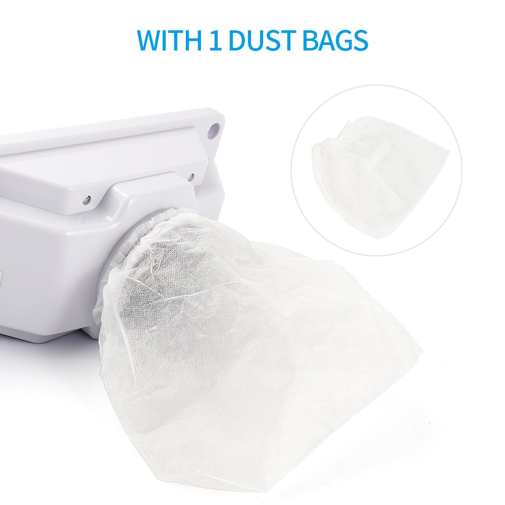 6W Builtin Table Deck Nail Dust Collector SD39C Strong Fan High Speed 3 Dust Bags Nail Suction Vacuum Cleaner Manicure Machine