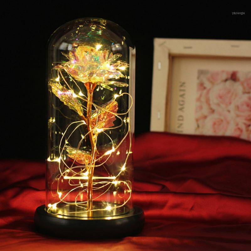 Gold Foil Rose Glass Cover Valentine's Day Gift Home Artificial Gold Foil Artificial Rose Led Night Light Decoration1, Flat base
Gold Foil Rose Glass Cover Valentine's Day Gift Home Artificial Gold Foil Artificial Rose Led Night Light Decoration1, Flat base