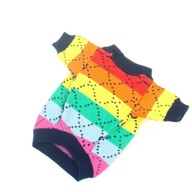 Colour Pet Coat Designer Dog Clothes Cute Puppy Sweaters ClassicLetter Luxury Unisex Dogs Clothing Pets Fashion Winter Knitting Dog Apparel, Multi
Colour Pet Coat Designer Dog Clothes Cute Puppy Sweaters ClassicLetter Luxury Unisex Dogs Clothing Pets Fashion Winter Knitting Dog Apparel, Multi