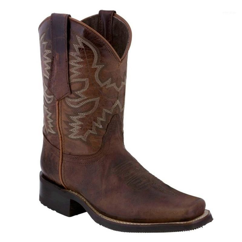 Western Cowboy Boots for Women Pointed Toe Women's Shoes Brand Embossing Suede Leather Shoes Mid-calf Chunky Wedges Boot1
Western Cowboy Boots for Women Pointed Toe Women's Shoes Brand Embossing Suede Leather Shoes Mid-calf Chunky Wedges Boot1