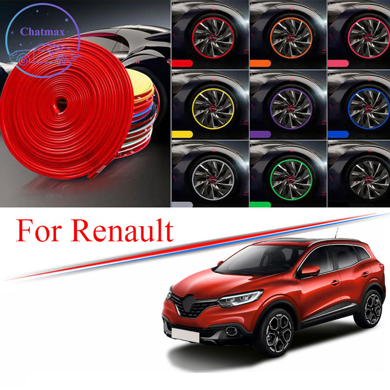 8M Multi-Colors Car Wheel Hub Rim Trim for Renault Kadjar Espace Trafic Captur Edge Protector Ring Tire Strip Guard Rubber Stickers, Color
8M Multi-Colors Car Wheel Hub Rim Trim for Renault Kadjar Espace Trafic Captur Edge Protector Ring Tire Strip Guard Rubber Stickers, Color