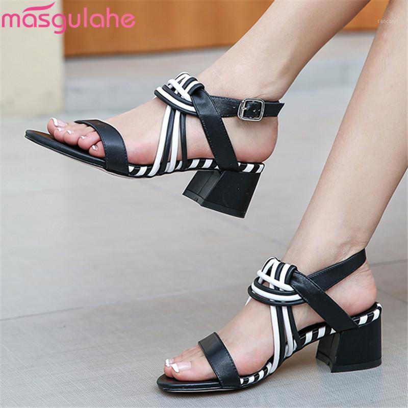 Masgulahe 2020 New Brand fashion women sandals genuine leather mixed colors ladies shoes square heels round toe casual shoes1, Black
Masgulahe 2020 New Brand fashion women sandals genuine leather mixed colors ladies shoes square heels round toe casual shoes1, Black