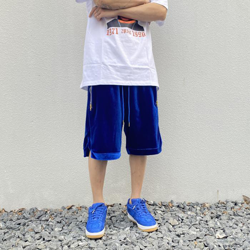 2021 New Kanye West Streetwear Blue Black Veet Loose Casual Mens Drawstring Velour Zipper Pockets Five Points Shorts Harajuku Mru1
2021 New Kanye West Streetwear Blue Black Veet Loose Casual Mens Drawstring Velour Zipper Pockets Five Points Shorts Harajuku Mru1