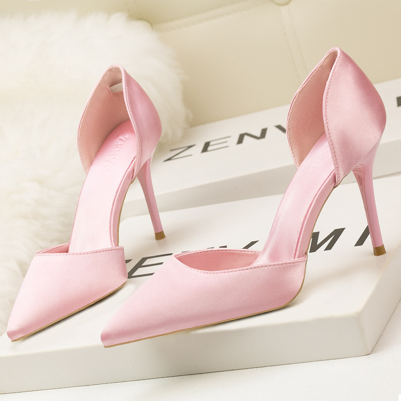 6289-10 Fashionable Elegant Solid Color Womens Shoes High Heels Stiletto Heel Satin Hollow Hollow Sandals Womens Multifunction, Too large one yard
6289-10 Fashionable Elegant Solid Color Womens Shoes High Heels Stiletto Heel Satin Hollow Hollow Sandals Womens Multifunction, Too large one yard
