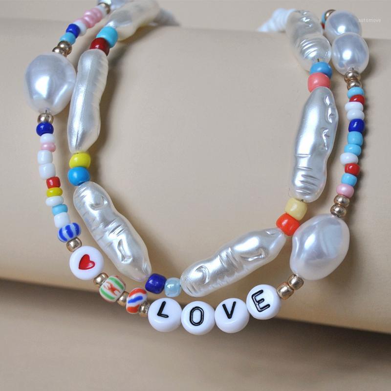 HUANZHI 2020 New Irregular Alien Pearl Colorful Beads Love Letter Clavicle Chain Necklace for Women Beach Vacation Hot Jewelry1
HUANZHI 2020 New Irregular Alien Pearl Colorful Beads Love Letter Clavicle Chain Necklace for Women Beach Vacation Hot Jewelry1