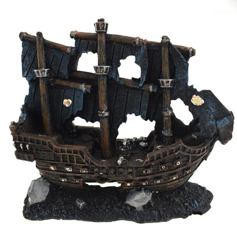 Aquarium Sunk Boat Decoration Resin Artificial Fish Tank Damaged Ship Ornament Aquarium Fish Shrimp Cave Stone Rock Decor1
Aquarium Sunk Boat Decoration Resin Artificial Fish Tank Damaged Ship Ornament Aquarium Fish Shrimp Cave Stone Rock Decor1