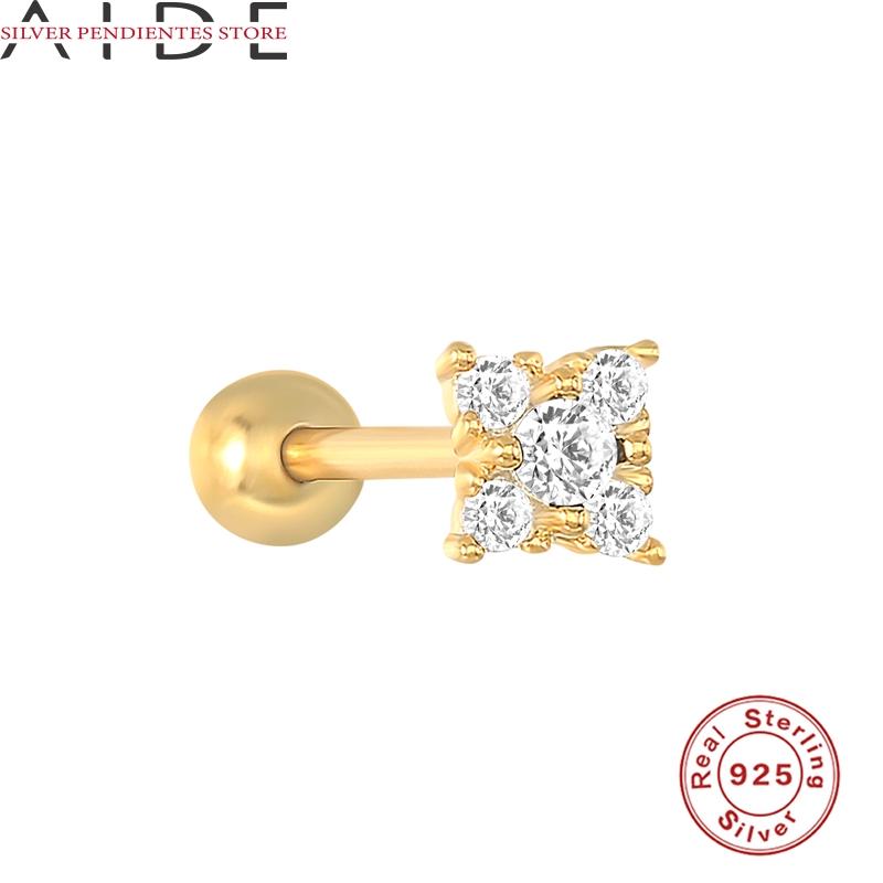 Stud AIDE Mini 925 Sterling Silver Jewelry Girls Flower Pierced Earrings For Women Diamond Pendientes Mujer
Stud AIDE Mini 925 Sterling Silver Jewelry Girls Flower Pierced Earrings For Women Diamond Pendientes Mujer