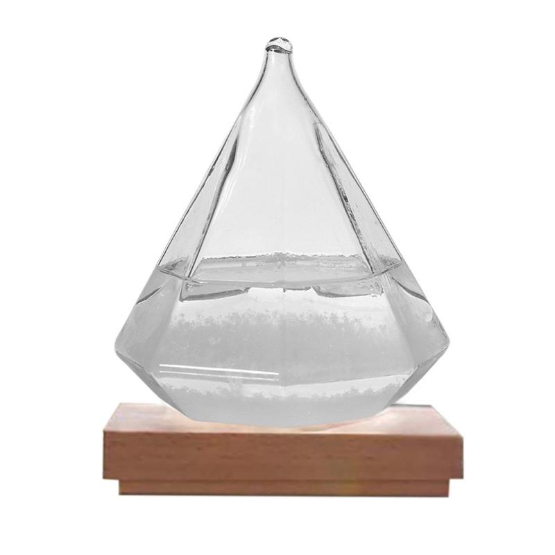 New Transparent Weather Forecaster Bottle Antique Crystal Forecasting Storm Glass Decorative Predictor Used Weather Predicting
New Transparent Weather Forecaster Bottle Antique Crystal Forecasting Storm Glass Decorative Predictor Used Weather Predicting