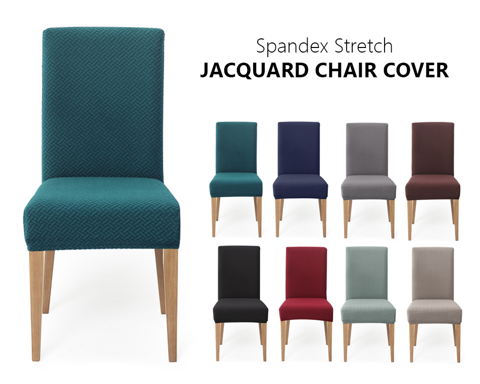 Jacquard Plain Dining Chair Covere Spandex Elastic Kitchen Chair Slipcover Case Stretch Fabric Chair Cover for Wedding Events Hotel Banquet
Jacquard Plain Dining Chair Covere Spandex Elastic Kitchen Chair Slipcover Case Stretch Fabric Chair Cover for Wedding Events Hotel Banquet