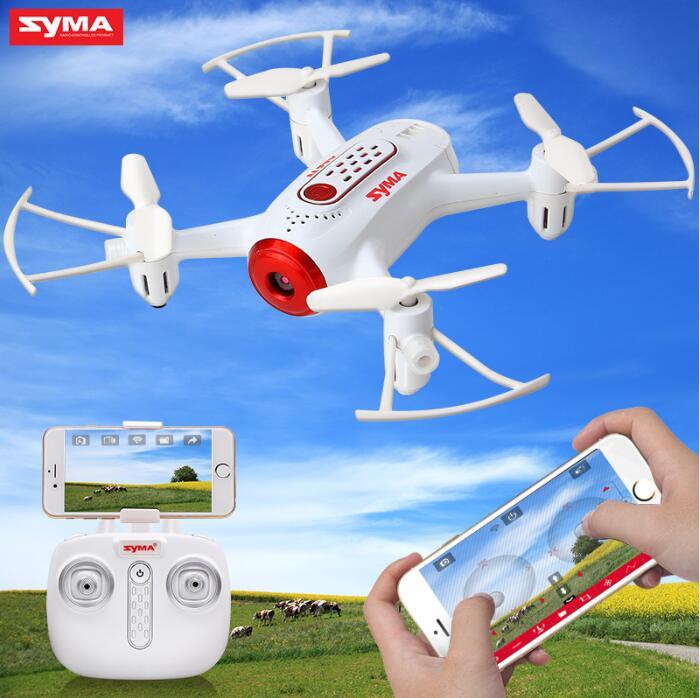 

SYMA Official X22W Drones With Camera FPV Wifi Real Time Transmit Headless Mode Hover RC Helicopter Quadcopter Drone Dron Red