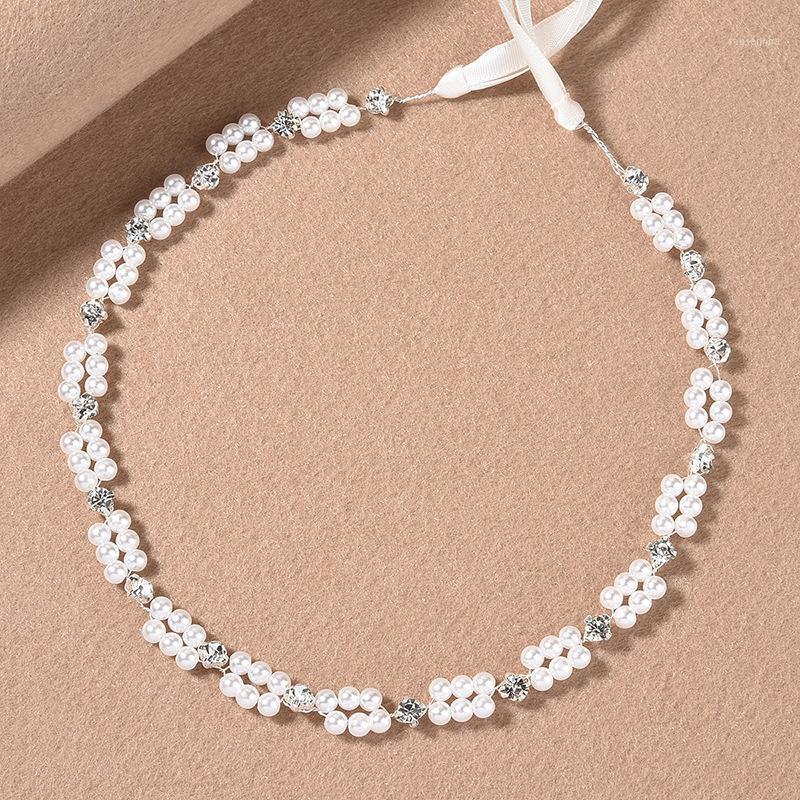 Hair Clips & Barrettes Pearl Soft Chain Headband With Ribbon Handmade Rhinestone Wedding Accessories Gifts For Women LB
Hair Clips & Barrettes Pearl Soft Chain Headband With Ribbon Handmade Rhinestone Wedding Accessories Gifts For Women LB