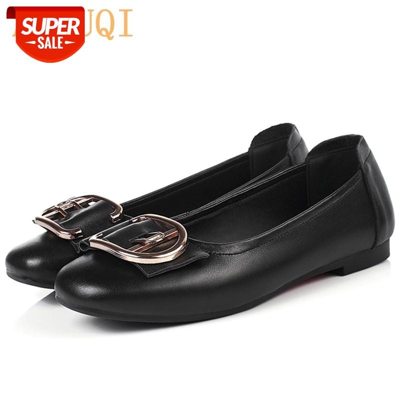 AIYUQI Women Flat Shoes 2020 Spring New Genuine Leather Women Shoes Loafers Casual Square Head Large Size 41 42 43 Slip-on #2b37, Beige
AIYUQI Women Flat Shoes 2020 Spring New Genuine Leather Women Shoes Loafers Casual Square Head Large Size 41 42 43 Slip-on #2b37, Beige