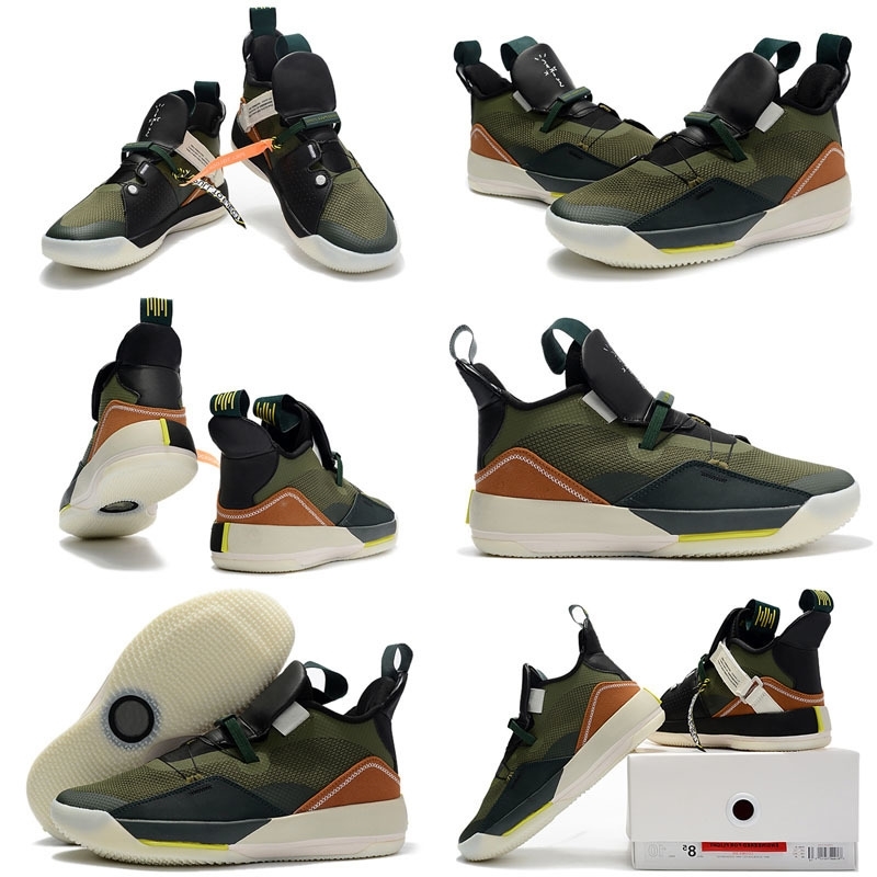 High Quality Jumpman XXXIII 33 Travis x Black ArmyGreen Olive Men Basketball Shoes 13s DMP Grey Toe History Of Flight Sneakers Size 40-46, White;red
High Quality Jumpman XXXIII 33 Travis x Black ArmyGreen Olive Men Basketball Shoes 13s DMP Grey Toe History Of Flight Sneakers Size 40-46, White;red