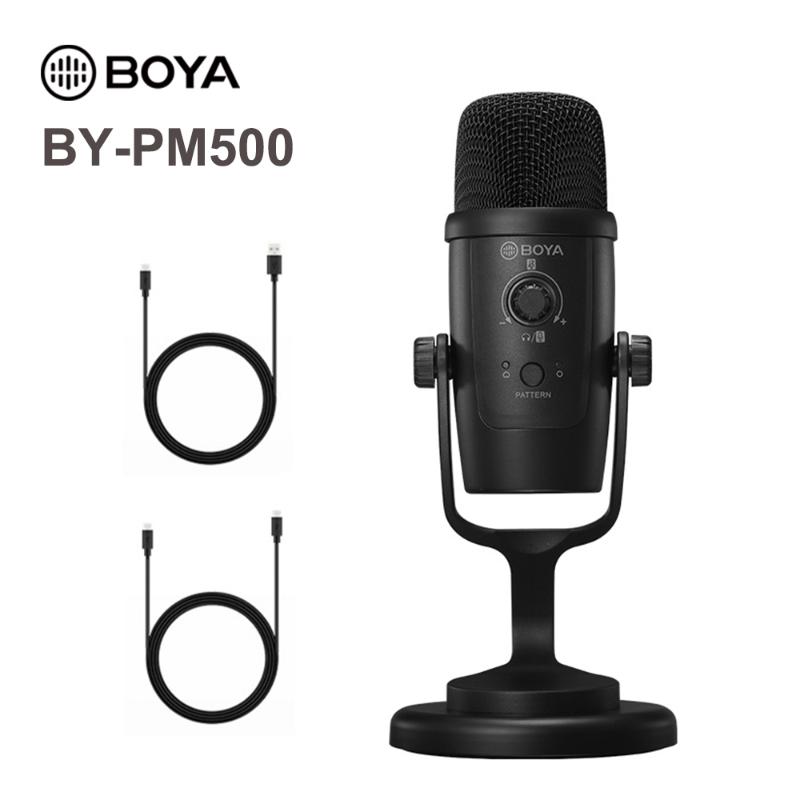 Boya BY-PM500 USB Microphone Smartphone PC Cardioid Condenser Microphone Vocals Recording Studio Mic for YouTube Video Live
Boya BY-PM500 USB Microphone Smartphone PC Cardioid Condenser Microphone Vocals Recording Studio Mic for YouTube Video Live