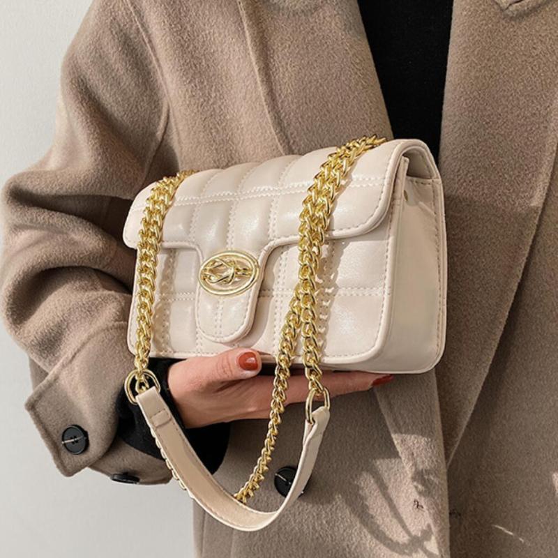 Lattice Square Crossbody bag 2021 Fashion New High-quality PU Leather Women's Designer Handbag Chain Shoulder Messenger Bag, Black
Lattice Square Crossbody bag 2021 Fashion New High-quality PU Leather Women's Designer Handbag Chain Shoulder Messenger Bag, Black