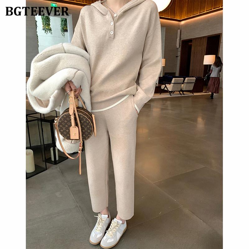 BGTEEVER 2020 Winter Women 2 Pieces Knitted Set Casual Women Hooded Pullovers Sweatshirts & Elastic Waist Loose Sweater Pants, Gray
BGTEEVER 2020 Winter Women 2 Pieces Knitted Set Casual Women Hooded Pullovers Sweatshirts & Elastic Waist Loose Sweater Pants, Gray
