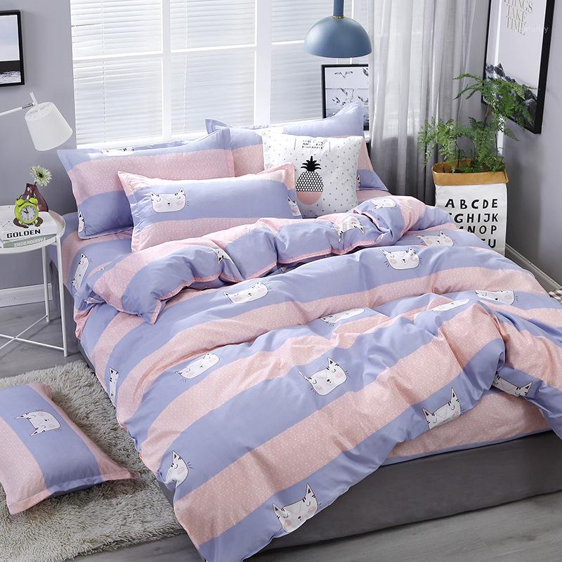 home Textile stripe bed linens cute cat bedding set Nordic style duvet cover bed sheet quilt cover High Quality queen king size1, Style14
home Textile stripe bed linens cute cat bedding set Nordic style duvet cover bed sheet quilt cover High Quality queen king size1, Style14