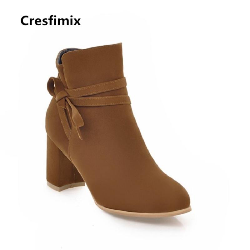 Cresfimix botas femininas women fashion casual brown street boots lady cute spring & autumn boots grey cool c2331
Cresfimix botas femininas women fashion casual brown street boots lady cute spring & autumn boots grey cool c2331