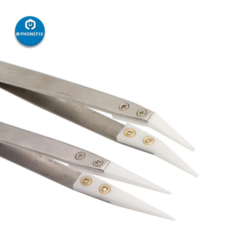 Anti-static Ceramic Tweezer Insulated Precision Tweezer for Electronic Cigarette Repair Tools Straight Curved
Anti-static Ceramic Tweezer Insulated Precision Tweezer for Electronic Cigarette Repair Tools Straight Curved