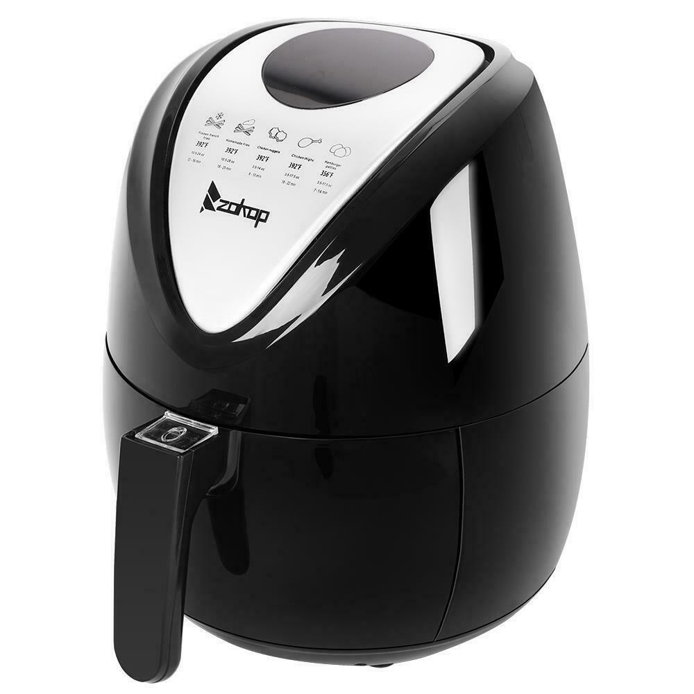 1500W Electric Air Fryer Multifunction 3.5L/3.7QT Timer & Temperature Control, Black
1500W Electric Air Fryer Multifunction 3.5L/3.7QT Timer & Temperature Control, Black