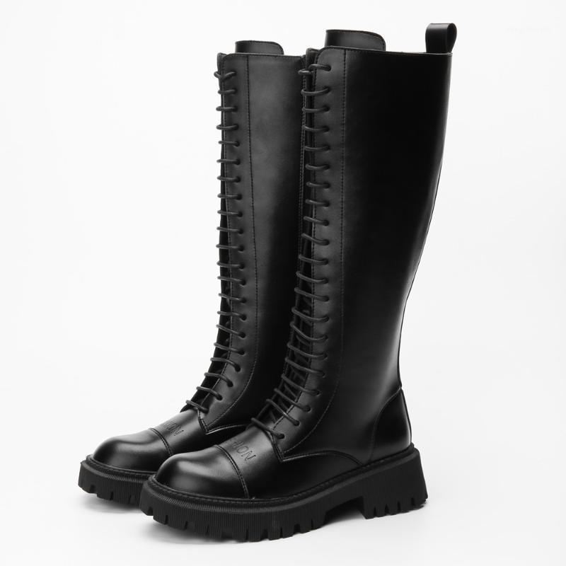 New Ladies Hot Chunky Heels Platform Boots Women 2020 Autumn Winter Woman Laces Shoes Fashion Female Leather Motorcycles Boots1, Black
New Ladies Hot Chunky Heels Platform Boots Women 2020 Autumn Winter Woman Laces Shoes Fashion Female Leather Motorcycles Boots1, Black