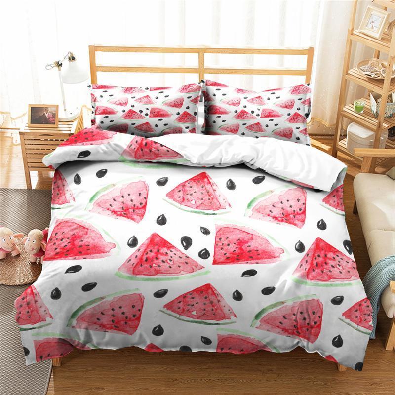 3D Bedding Set Home Textiles Pink Fresh Watermelon Pattern Duvet Cover for Kids with Pillowcase King Queen Size1, Fruit
3D Bedding Set Home Textiles Pink Fresh Watermelon Pattern Duvet Cover for Kids with Pillowcase King Queen Size1, Fruit