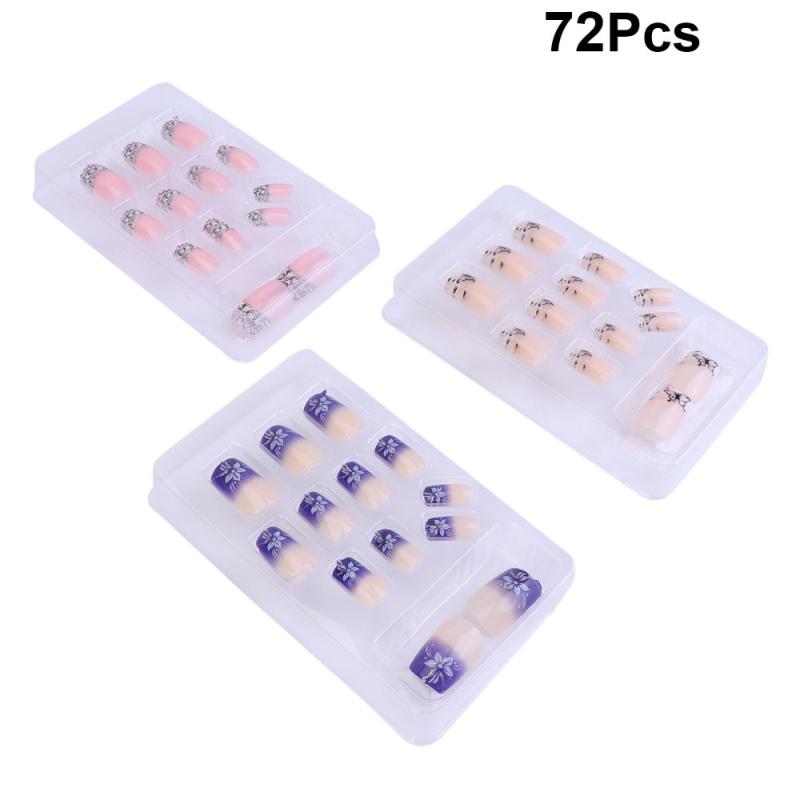 72PCS Fake Nail Piece Painted Manicure Tips Decor Artificial Full Cover Nail for Kids Woman Girls (JQ52/JQ149/JQ109 Each for 24P, As shown
72PCS Fake Nail Piece Painted Manicure Tips Decor Artificial Full Cover Nail for Kids Woman Girls (JQ52/JQ149/JQ109 Each for 24P, As shown