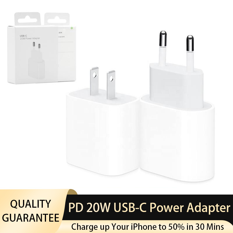 Fast USB-C Charger for iPhone 12 11/Pro Pro Max PD 20W EU US Plug with Retail Box Type-C Port Home Charging Adapter
Fast USB-C Charger for iPhone 12 11/Pro Pro Max PD 20W EU US Plug with Retail Box Type-C Port Home Charging Adapter