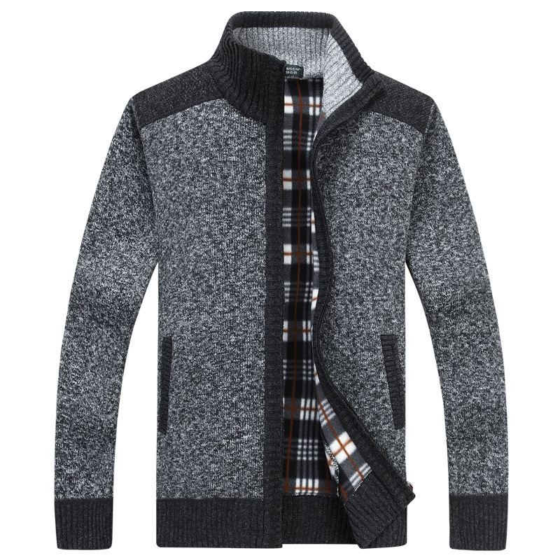 Men' 2020 Winter Sweater Patched Thick Teddy Designs Released Thermal Jacket Computer Casual Mesh Classic Cardigan Fashion 4hez, Light gray.
Men' 2020 Winter Sweater Patched Thick Teddy Designs Released Thermal Jacket Computer Casual Mesh Classic Cardigan Fashion 4hez, Light gray.