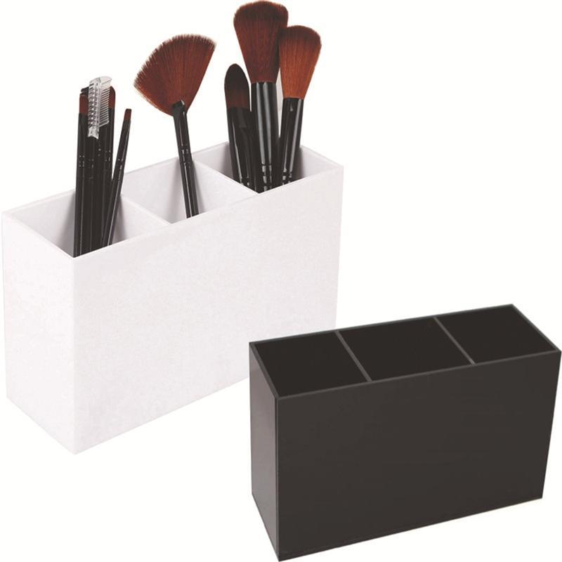 Three Grids Makeup Brush Box Simple Makeup Brush Drying Display Office Supplies Storage Box Pencil Eyebrow Organizer
Three Grids Makeup Brush Box Simple Makeup Brush Drying Display Office Supplies Storage Box Pencil Eyebrow Organizer