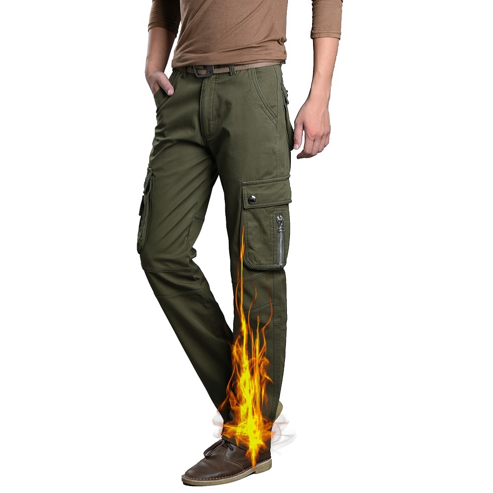 Cargo Trousers Many Pocket Warm Winter Men Pants Cashmere Pant Long Straight Fit Fleece Thermal Casual Male Military Style Pants 210518, Army green
Cargo Trousers Many Pocket Warm Winter Men Pants Cashmere Pant Long Straight Fit Fleece Thermal Casual Male Military Style Pants 210518, Army green