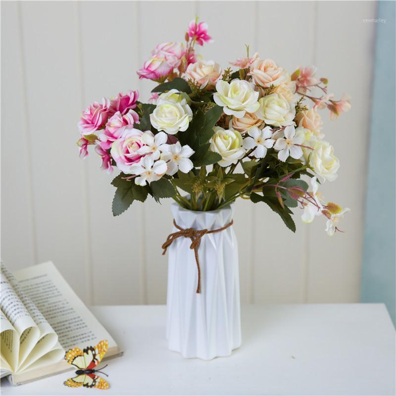 VACCLO Artificial Rose Hydrangea Flower Row Corner Flowers Simulation Silk Wedding DIY Decor Home Garland T station Flores1, Beige
VACCLO Artificial Rose Hydrangea Flower Row Corner Flowers Simulation Silk Wedding DIY Decor Home Garland T station Flores1, Beige