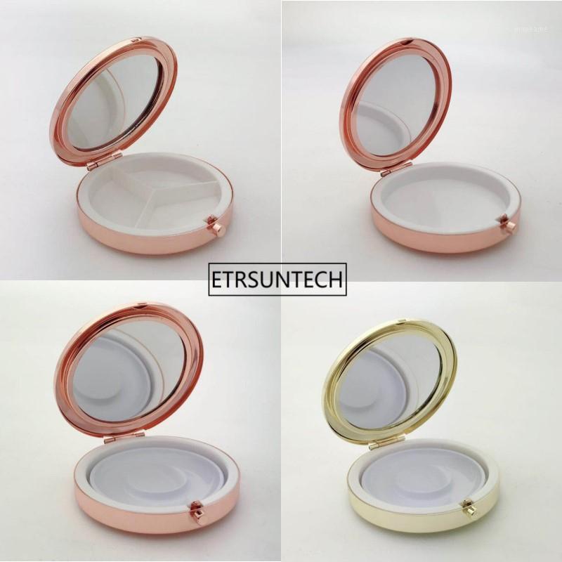 50pcs Portable Metal Round Box Tablet Container False eyelash box Storage Travel F36111
50pcs Portable Metal Round Box Tablet Container False eyelash box Storage Travel F36111