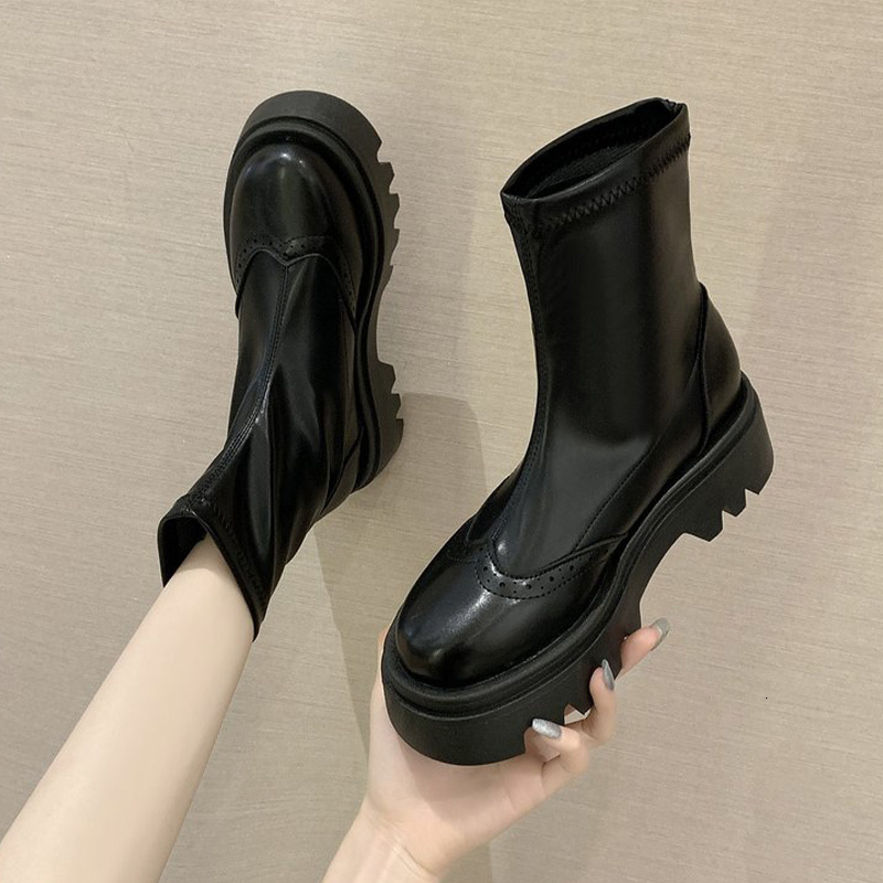 Women Ankle Fashion Shoes on Ladies Pu Leather Thick Bottomn Footwear Non Slip Woman Short Boots New 2021 H9dl, Brown
Women Ankle Fashion Shoes on Ladies Pu Leather Thick Bottomn Footwear Non Slip Woman Short Boots New 2021 H9dl, Brown