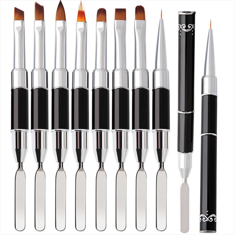 1PC Nail Phototherapy Pens Nail Art Brush Liner Dotting Builder Flat Crystal Painting Drawing Carving Pen UV Gel Manicure Tools
1PC Nail Phototherapy Pens Nail Art Brush Liner Dotting Builder Flat Crystal Painting Drawing Carving Pen UV Gel Manicure Tools