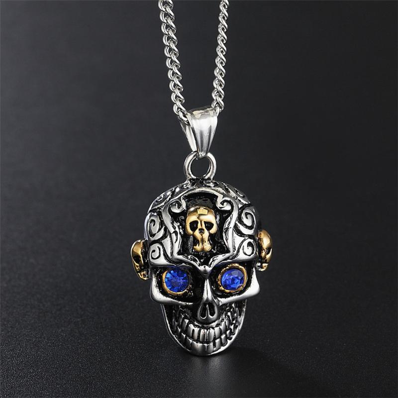 316L stainless steel never fade hip hop skull man necklace 316l steel pendant punk skull men jewelry necklace accessories HE143
316L stainless steel never fade hip hop skull man necklace 316l steel pendant punk skull men jewelry necklace accessories HE143