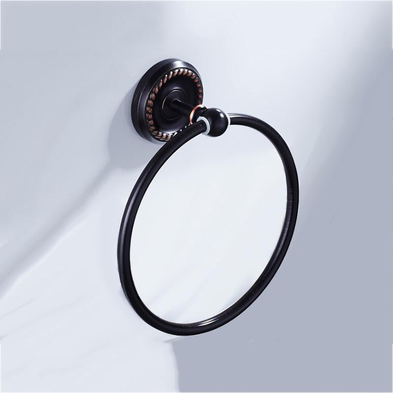 Black Towel Rings Brass Round Towel Hand Holders Wall Mounted Antique Vintage Towels Ring Creative Bathroom Accessories Bronze
Black Towel Rings Brass Round Towel Hand Holders Wall Mounted Antique Vintage Towels Ring Creative Bathroom Accessories Bronze
