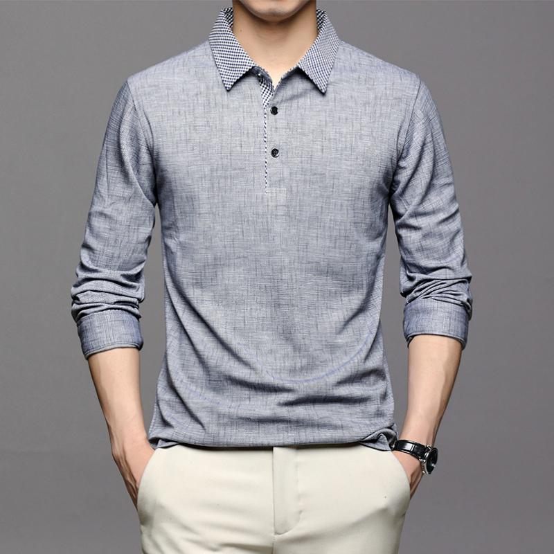 New Shirt Men Cotton Breathable Casual Long Sleeve Men Shirts Fashion Patchwork Male Tops Tees Clothing Designer, Gray
New Shirt Men Cotton Breathable Casual Long Sleeve Men Shirts Fashion Patchwork Male Tops Tees Clothing Designer, Gray