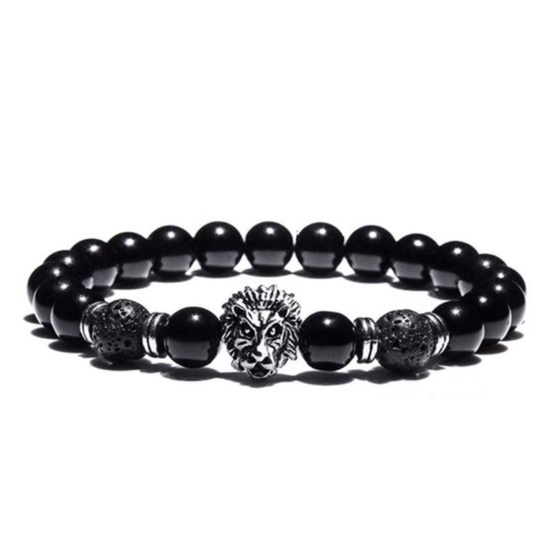 Lion Mens Beaded Bracelets, Black Onyx Bracelet Mens, Lava Diffuser Bracelet, Gemstones Bead Bracelets, Stone Bracelet Mens
Lion Mens Beaded Bracelets, Black Onyx Bracelet Mens, Lava Diffuser Bracelet, Gemstones Bead Bracelets, Stone Bracelet Mens