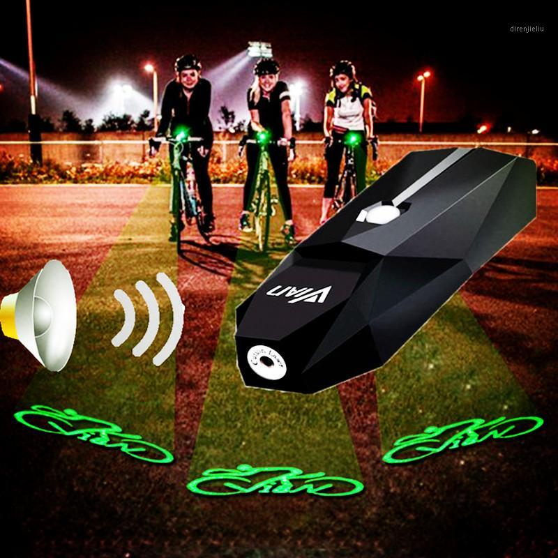 Intelligent LED Bicycle Laser light with Laser Beams Logo projector Version light for bike MTB Road Bicycle Bike Bell Loud horn1
Intelligent LED Bicycle Laser light with Laser Beams Logo projector Version light for bike MTB Road Bicycle Bike Bell Loud horn1
