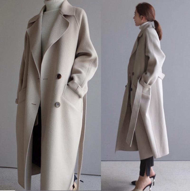 2020 autumn and winter new fashion all-match temperament mid-length over the knee double-sided cashmere woolen coat women trend, Black
2020 autumn and winter new fashion all-match temperament mid-length over the knee double-sided cashmere woolen coat women trend, Black