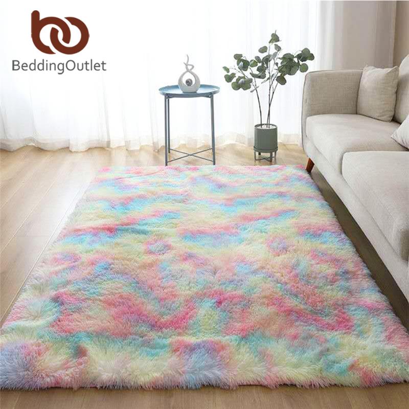 BeddingOutlet Colorful Carpet for Living Room Shaggy Bedside Rug Rainbow Soft Plush Floor Mat Fluffy Bedroom Area Rug Home Decor, Blue
BeddingOutlet Colorful Carpet for Living Room Shaggy Bedside Rug Rainbow Soft Plush Floor Mat Fluffy Bedroom Area Rug Home Decor, Blue
